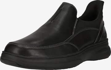Chaussure basse 'Mullan Step' CLARKS en noir : devant
