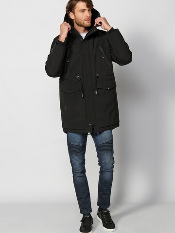 Parka d’hiver KOROSHI en noir