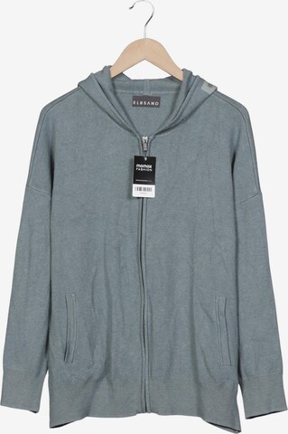 Elbsand Kapuzenpullover 4XL in Blau: Vorderseite