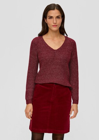 s.Oliver Sweater in Red: front