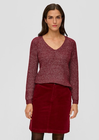 s.Oliver Sweater in Red: front