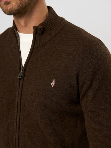 MCS Gebreid vest ' Alfie ' in Bruin