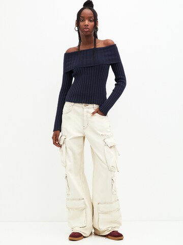 Pull&Bear Trui in Blauw