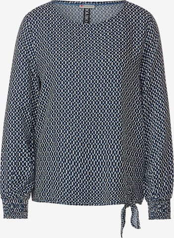 STREET ONE Blouse in Blauw: voorkant