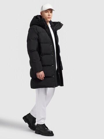 khujo Winter Coat 'STANK' in Black