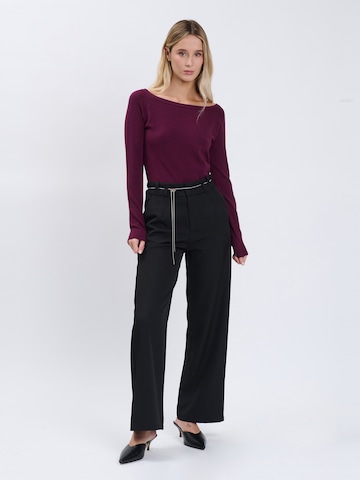 Influencer Pullover in Lila