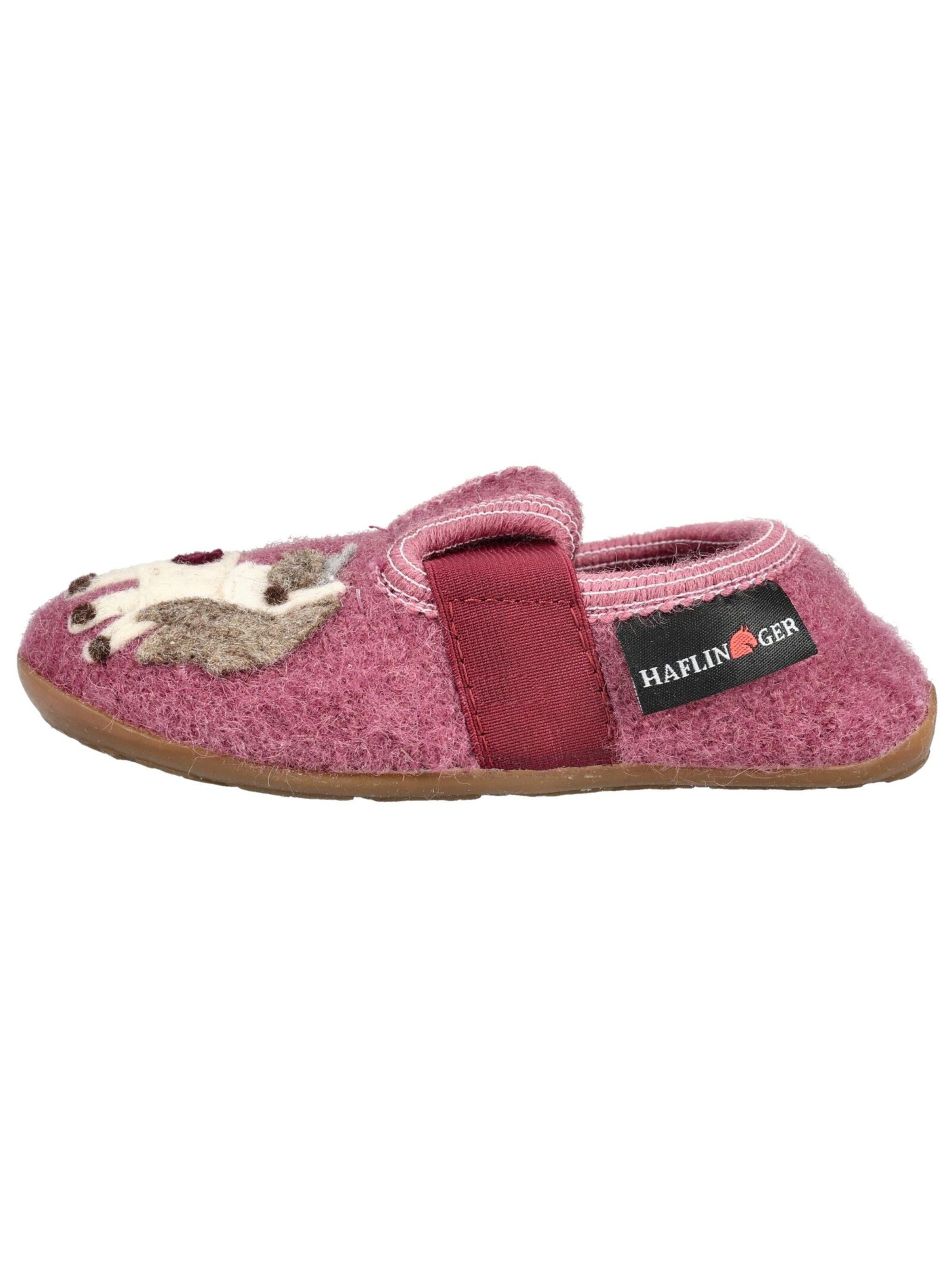 HAFLINGER Hausschuh in Pink