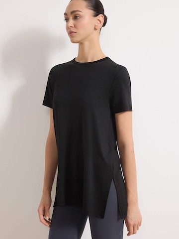 Trendyol - Camiseta en negro: frente