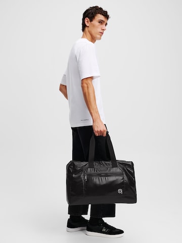 Borsa weekend di Karl Lagerfeld in nero