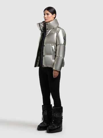 Veste d’hiver 'Rinja2 Shiny' khujo en argent