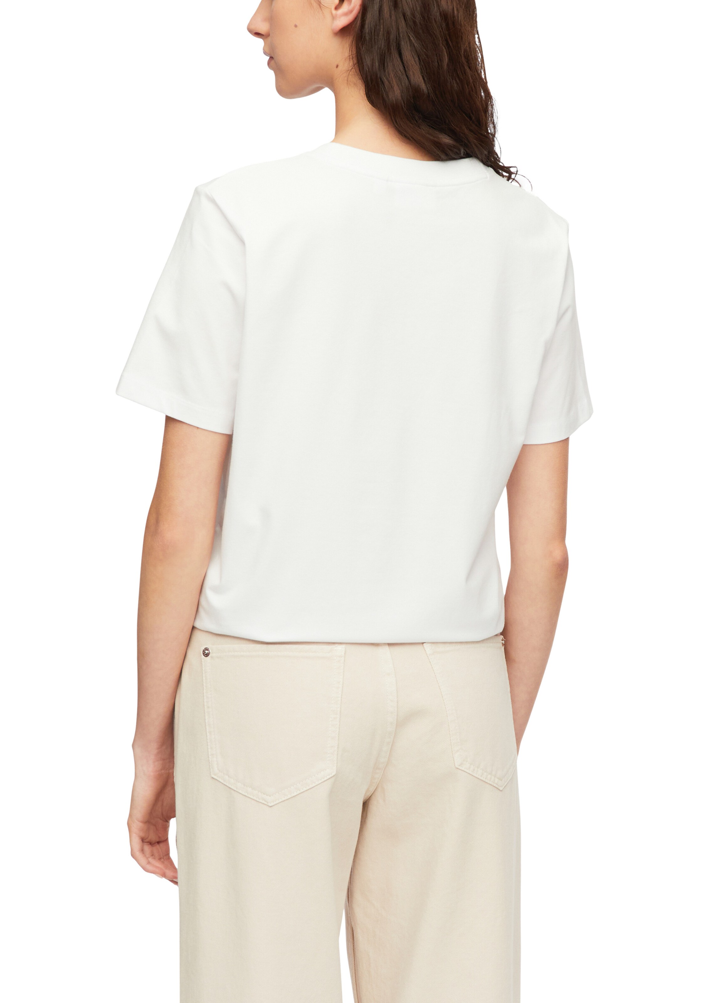 T-shirt COMMA en blanc