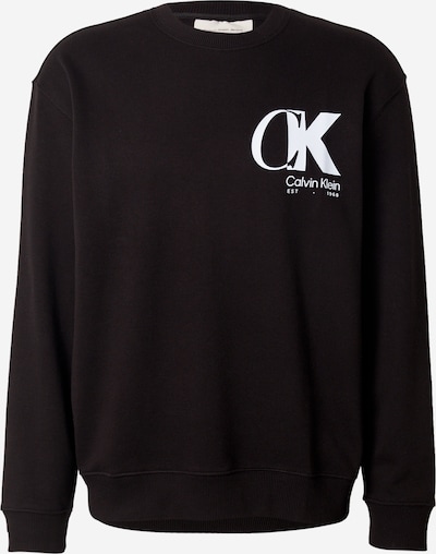 Calvin Klein Collegepaita värissä musta / valkoinen, Tuotenäkymä