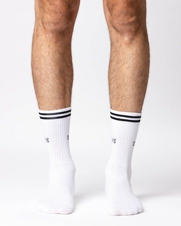 SNOCKS Socks in White: front