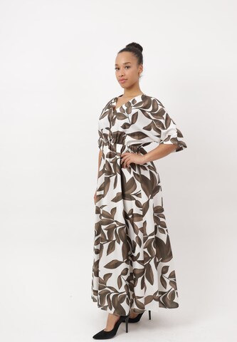 Elara Dress in Brown