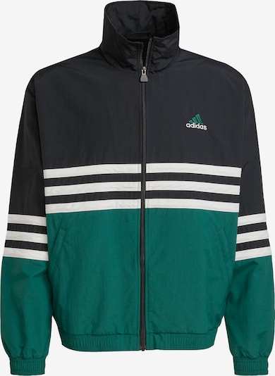 ADIDAS ORIGINALS Kurtka przejściowa 'Archive' w kolorze szmaragdowy / czarny / białym, Podgląd produktu