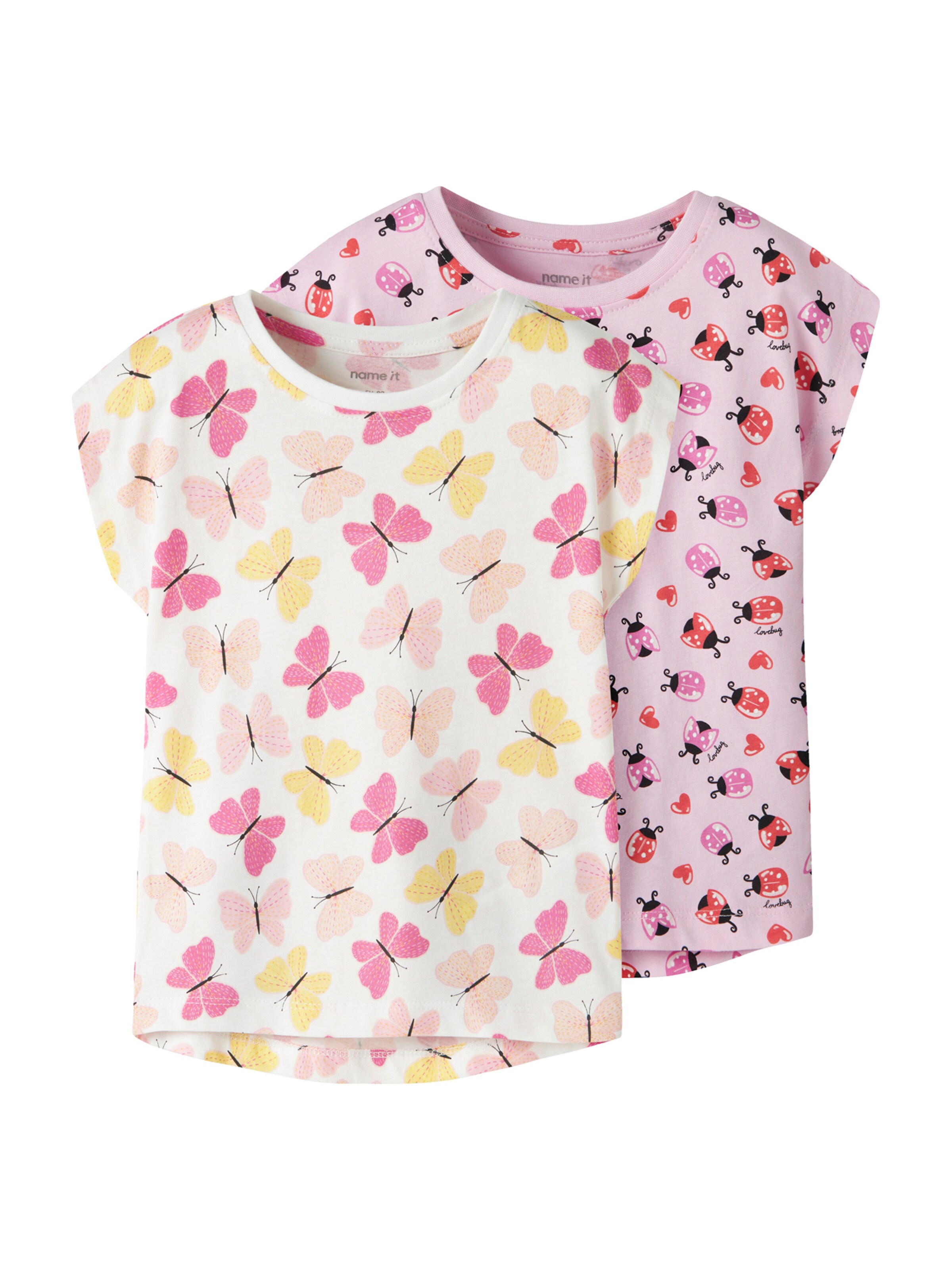 NAME IT Shirt 'NMFVIGGA' in Pink: front