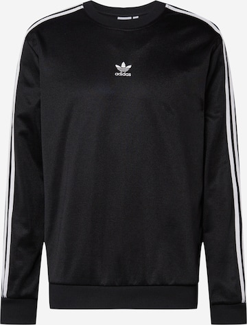 ADIDAS ORIGINALS Sweatshirt 'Adicolor Classics Trefoil High Shine' in Schwarz: predná strana