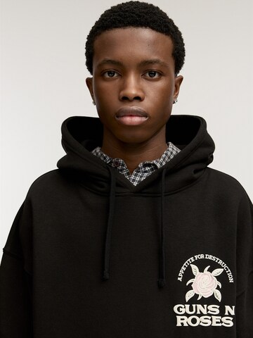 Sweat-shirt Pull&Bear en noir