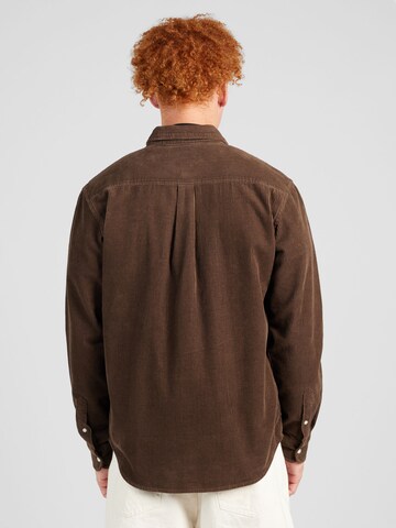 Carhartt WIP Regular Fit Hemd 'Madison' in Braun