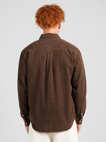 Carhartt WIP Regular fit Button Up Shirt 'Madison' in Brown
