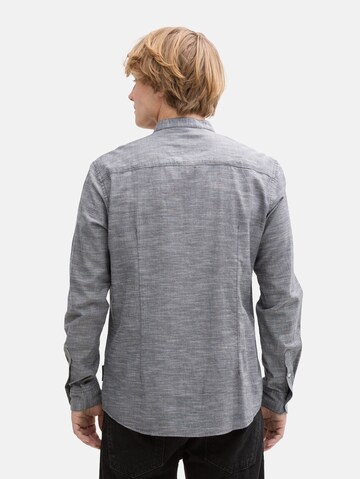 TOM TAILOR DENIM Regular fit Overhemd in Grijs