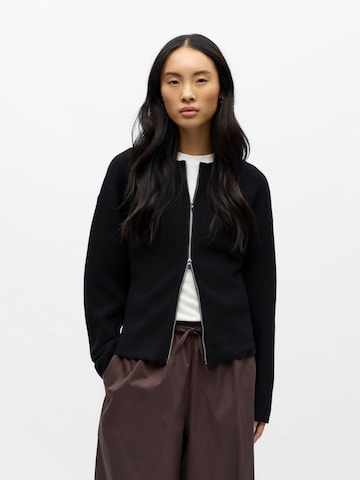 OBJECT Плетена жилетка 'OBJREYNARD' в черно: отпред