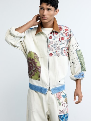 balta Desigual Demisezoninė striukė: priekis