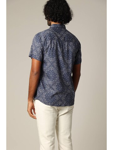 Coupe regular Chemise 'AUSTIN' Deeluxe en bleu