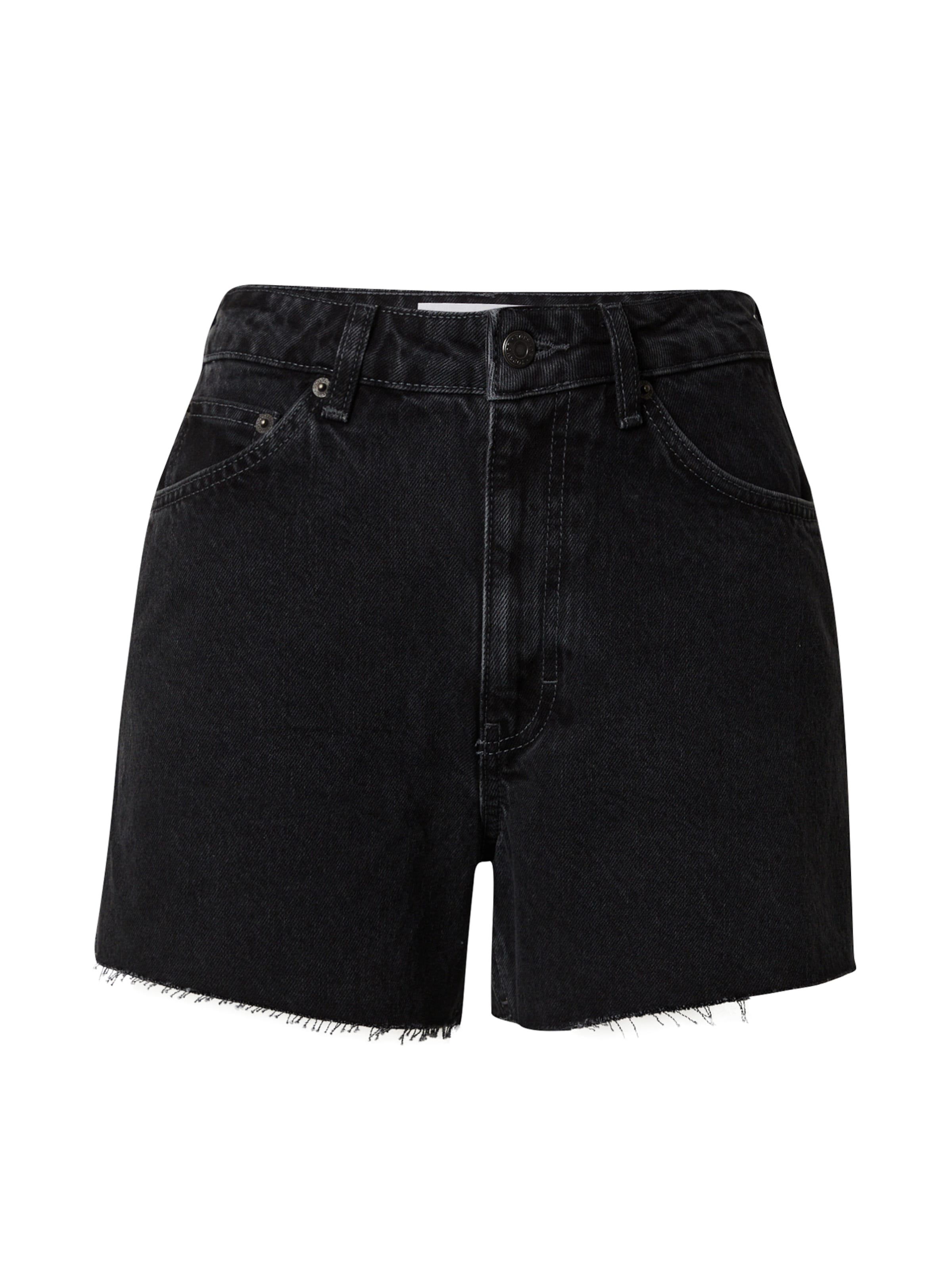 TOPSHOP - regular Vaquero en negro: frente