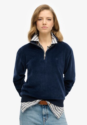 Superdry Sweatshirt in Blauw: voorkant