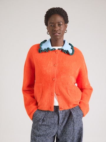 Essentiel Antwerp Kofta 'Jardener' i orange: framsida