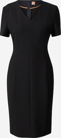 BOSS Fodralklänning 'DAMAISA' i svart: framsida