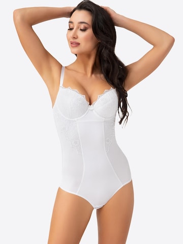 Gorsenia Bodysuit '184 Livia' in White: front