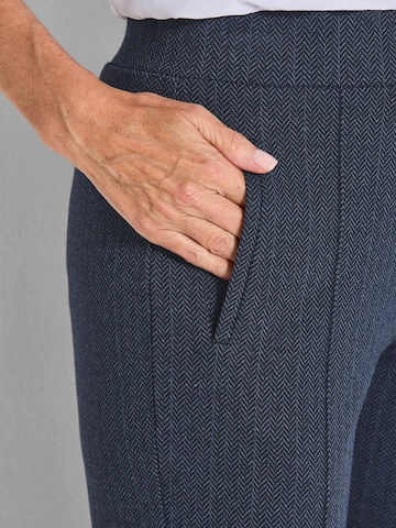 Regular Pantalon à plis 'Carla' Goldner en bleu