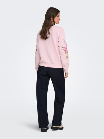 JDY Sweatshirt 'JDYPARIS' in Pink