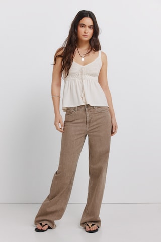 Tops en tricot Springfield en blanc
