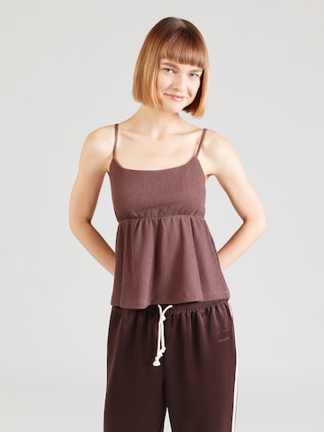 ABOUT YOU Top 'Nannette' in Brown: front