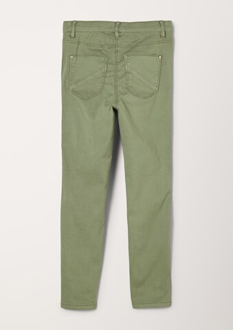 s.Oliver Skinny Broek in Groen