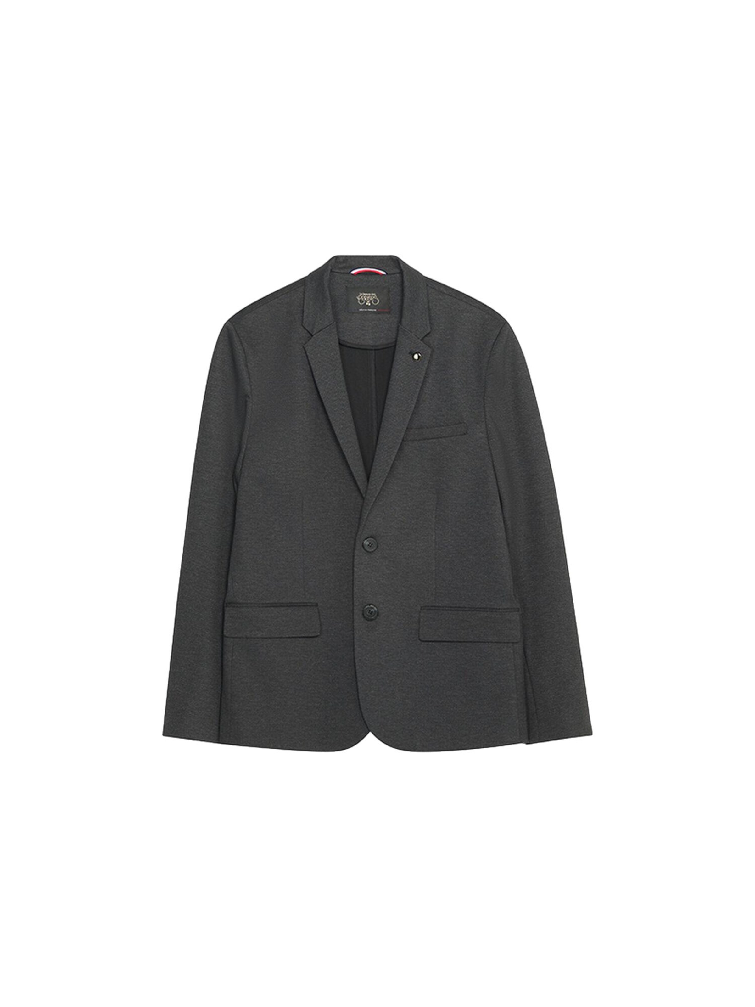 Coupe regular Veste de costume 'Sarel' Le Temps Des Cerises en noir : devant