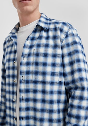 Coupe regular Chemise QS en bleu