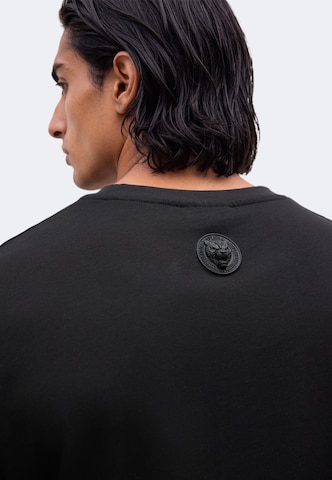 Plein Sport Футболка 'Tiger Golden Scratch' в Черный