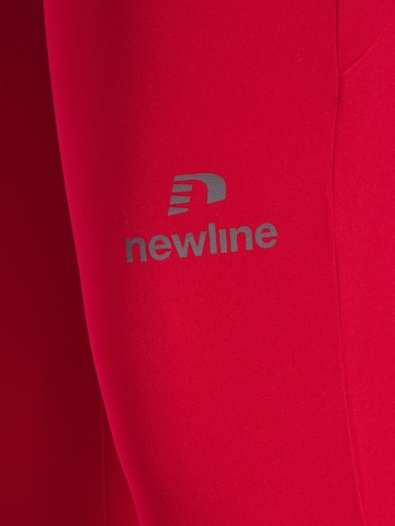 Skinny Pantalon de sport Newline en rouge