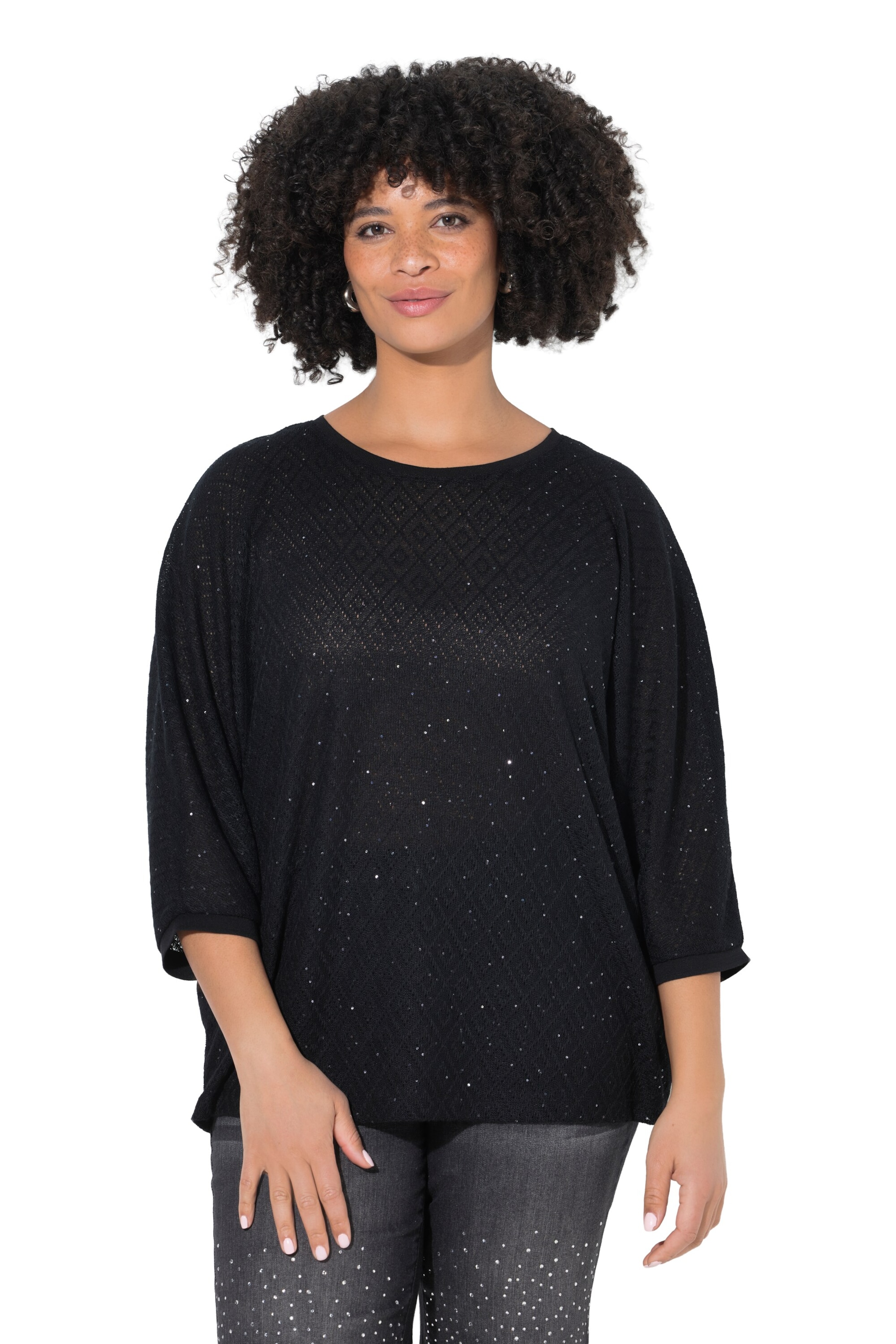 Angel of Style Trui in Zwart: voorkant