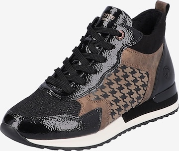 REMONTE Sneakers hoog 'R2577' in Zwart: voorkant