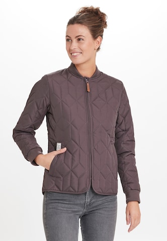 Weather Report Athletic Jacket 'Piper' in Brown: front