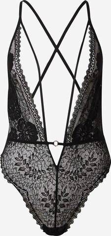 ETAM Bodysuit 'INDOMPTEE' in Black: front