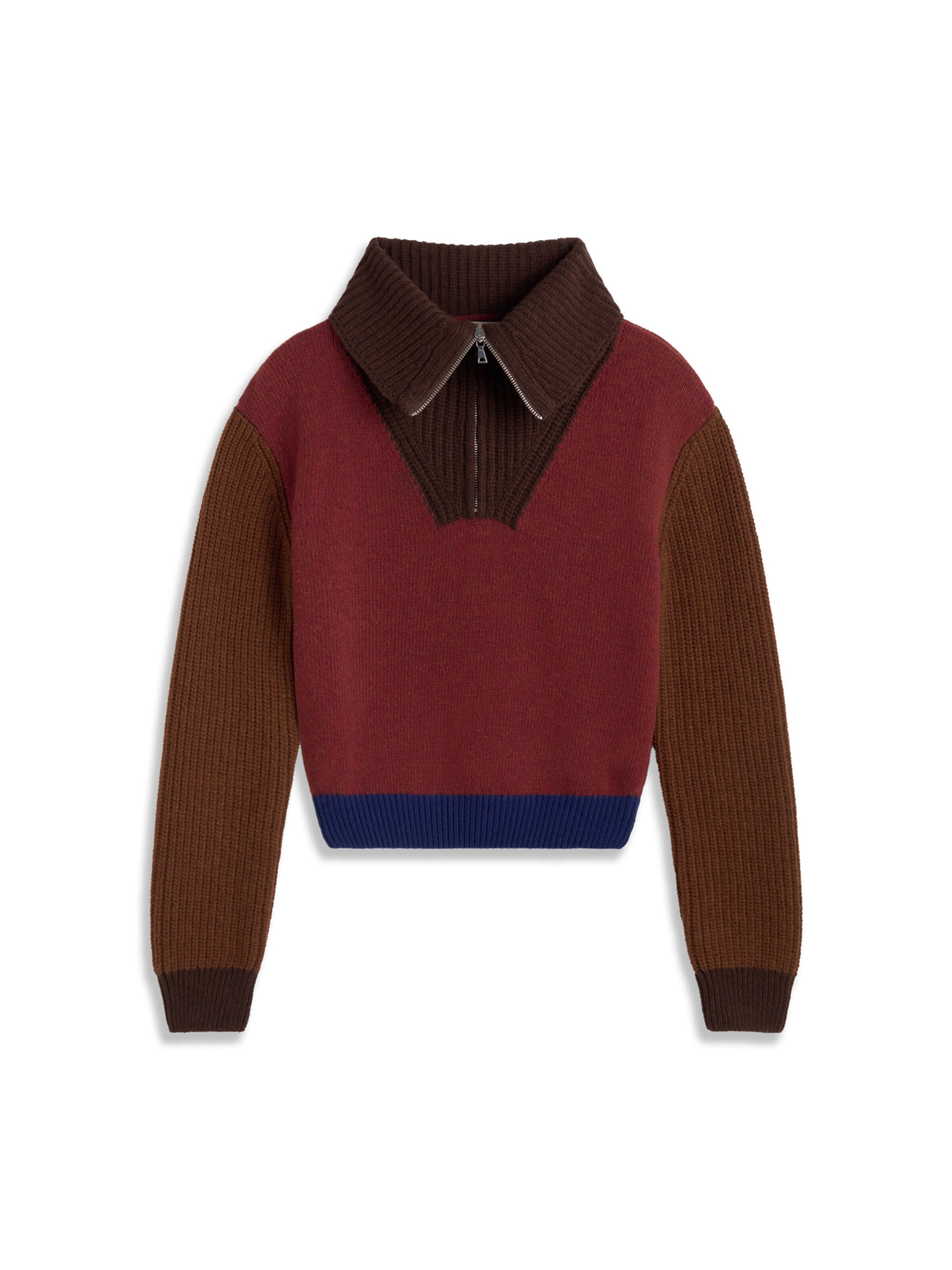 Thinking MU Pullover 'Tanit' in Rot: Vorderseite