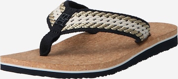 TOMMY HILFIGER T-bar sandals in Blue: front