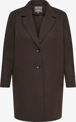 Cappotto di mezza stagione 'CARCarrie' di ONLY Carmakoma in marrone: frontale