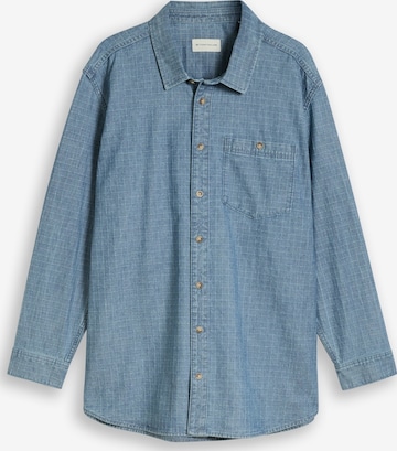 TOM TAILOR Men + Regular Fit Hemd in Blau: Vorderseite